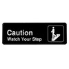 Alpine Industries Caution - Watch your Step Sign, 3x9, PK15 ALPSGN-26-15pk